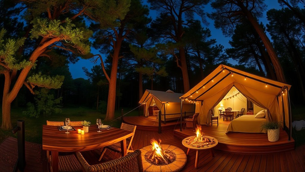 luxury eco friendly outdoor retreats