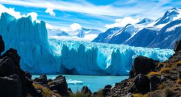patagonian glaciers in south