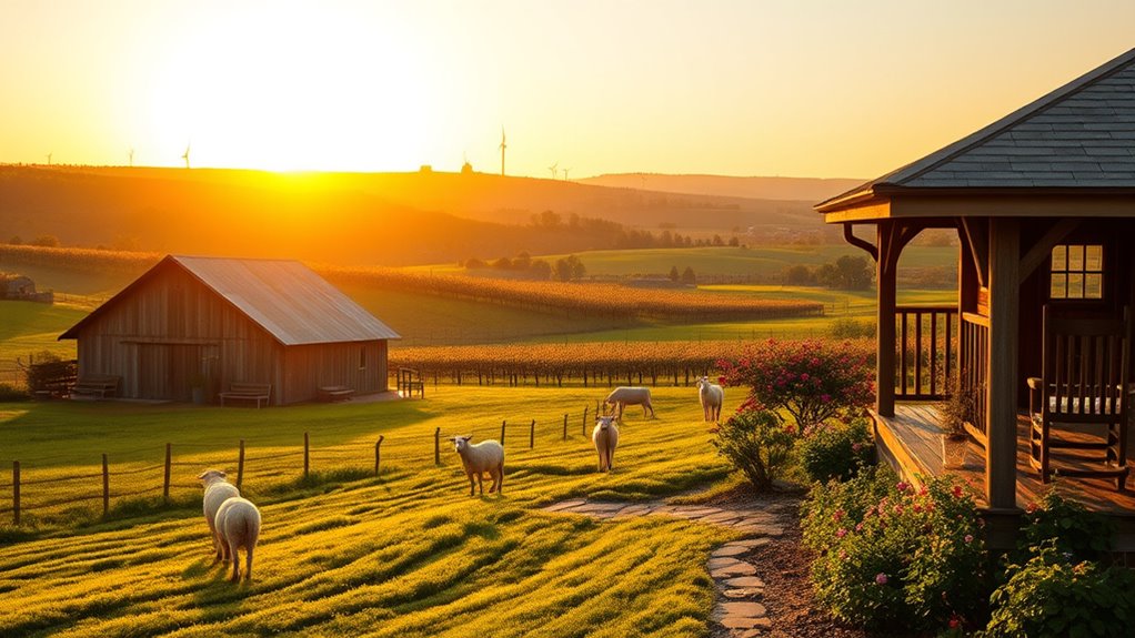 rural agricultural accommodation experiences