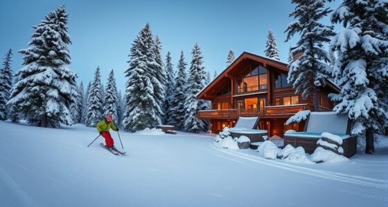 skiing and spa wellness