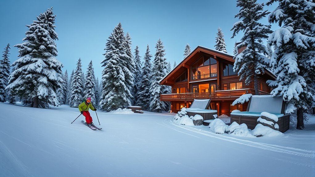 skiing and spa wellness