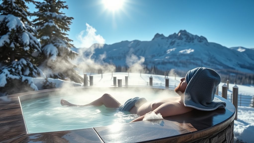 skiing thermal wellness mindfulness