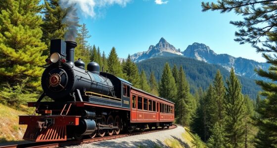 traveling through historic railways