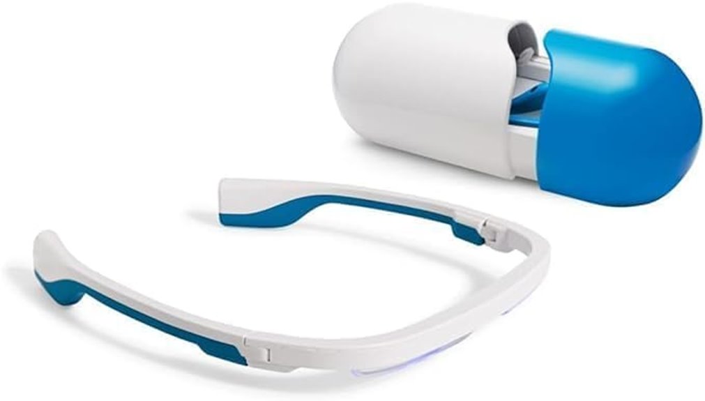 blue light therapy glasses