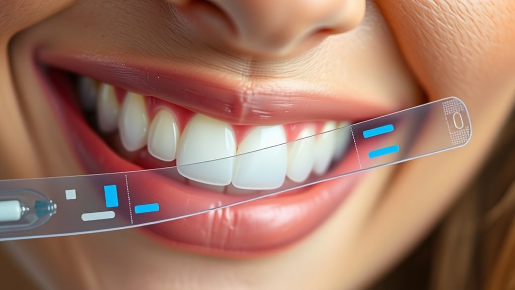 gentle secure whitening strips