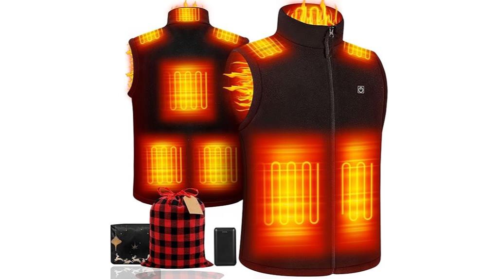 heated vest with large capacity