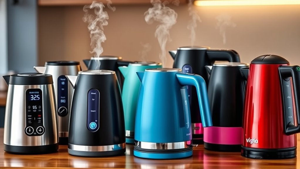 top electric kettles with temp
