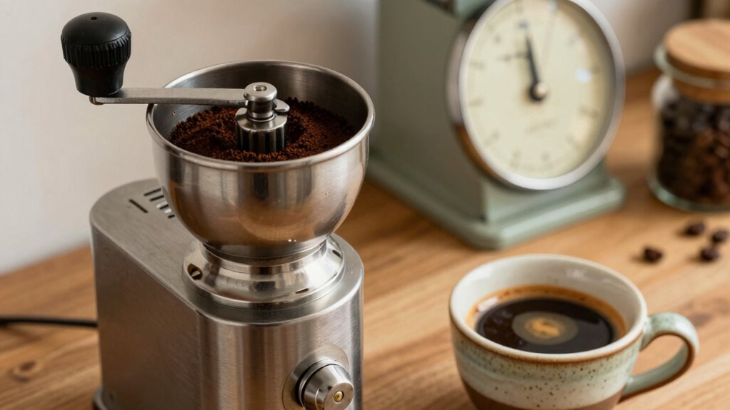 consistent grind and temperature