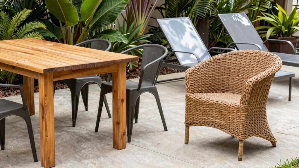 durable low maintenance outdoor furniture