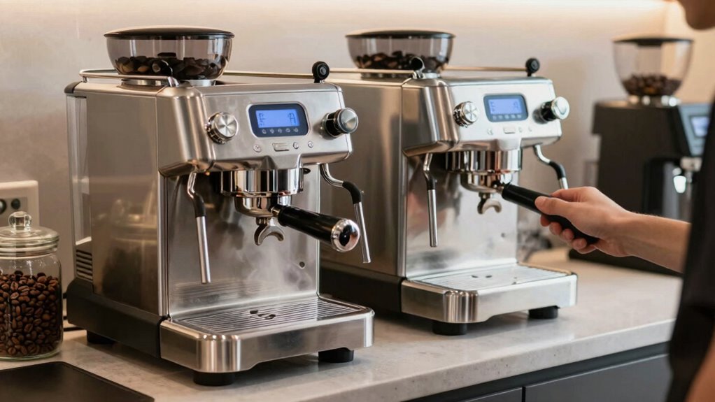 efficient dual boiler espresso brewing