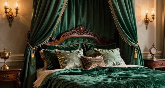 elegant authentic canopy bed