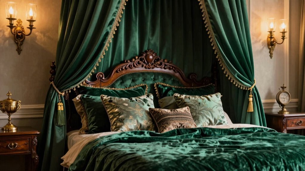 elegant authentic canopy bed