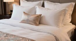 layered hotel bed comfort