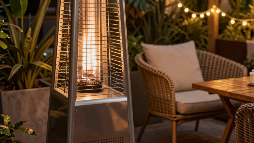 optimize patio heater placement