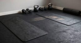 silent home gym flooring