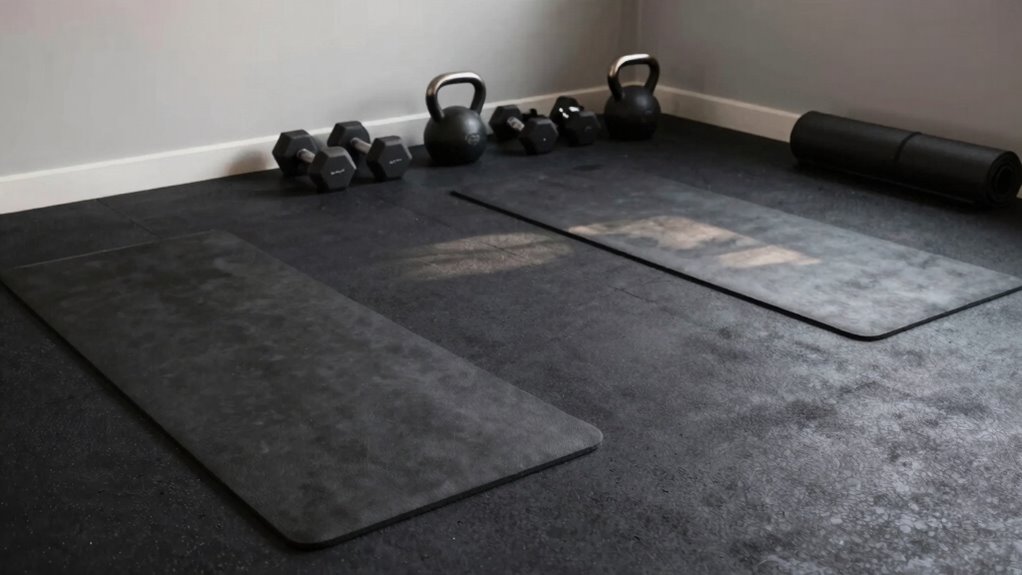 silent home gym flooring