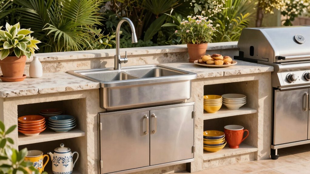 choosing durable outdoor sink