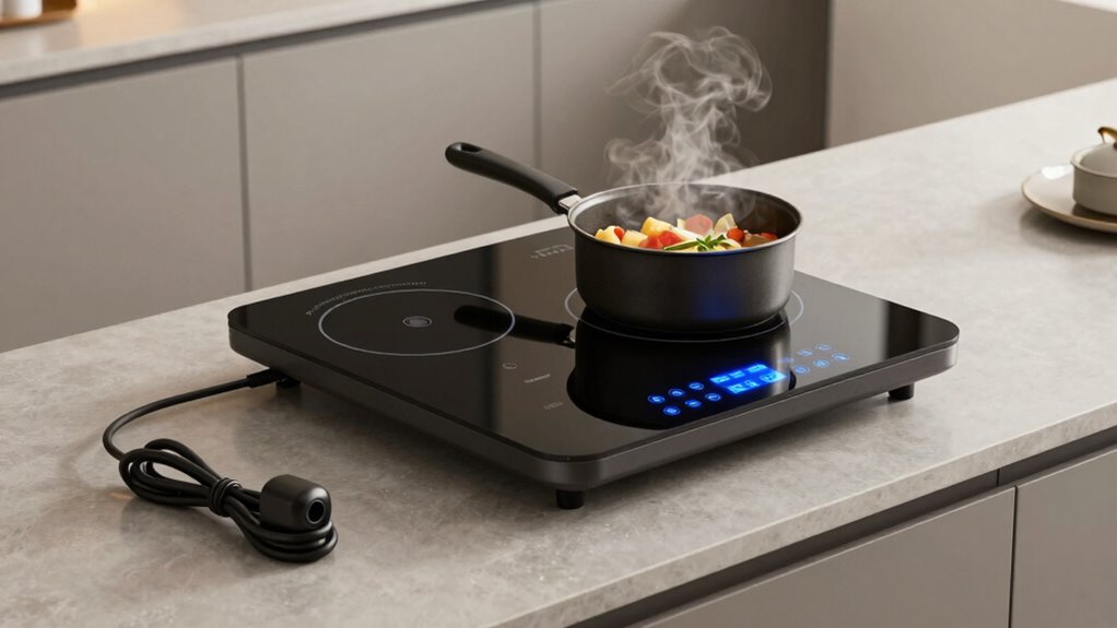 cooktop power safety features
