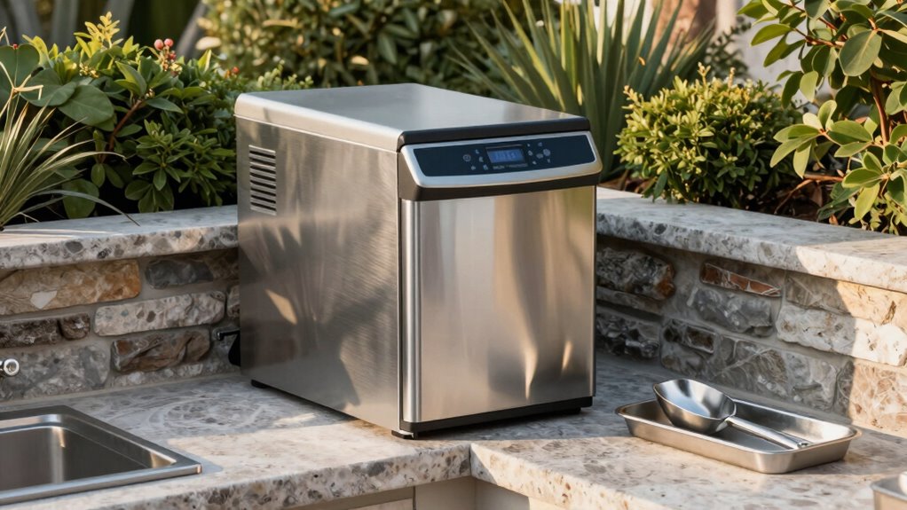 durable efficient outdoor ice maker