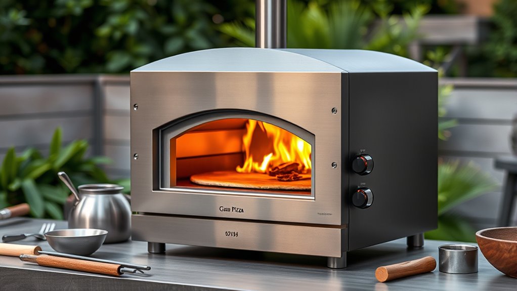 gas oven fuel size