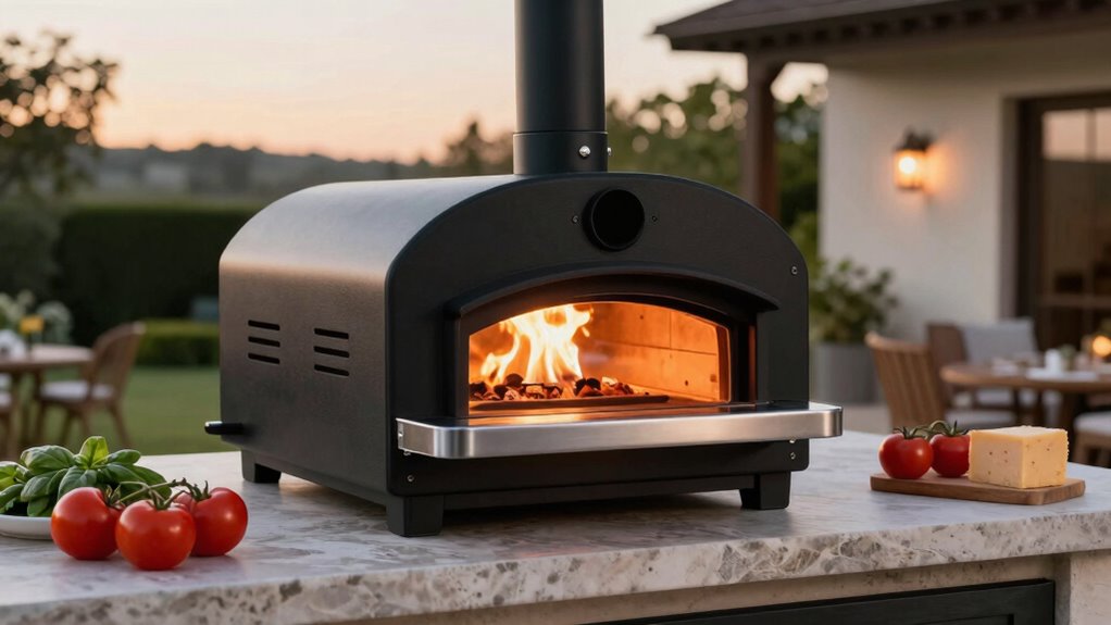 key outdoor pizza oven features