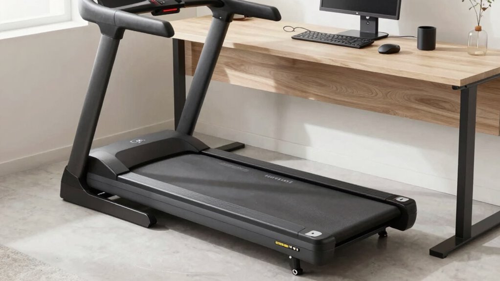 key under desk treadmill features