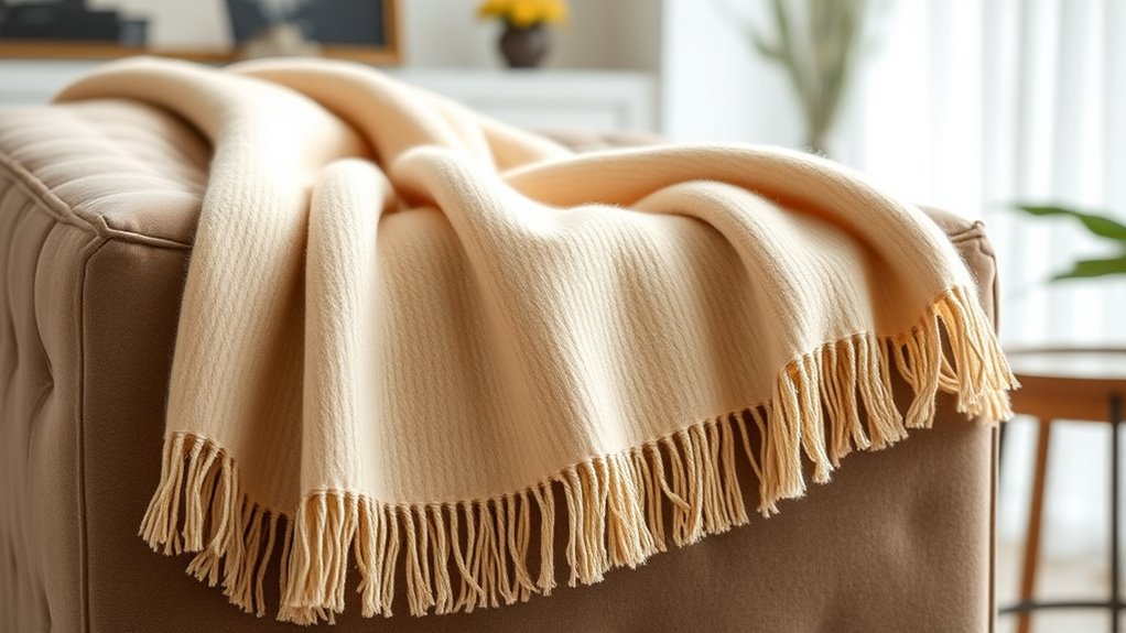 luxury cashmere blanket selection