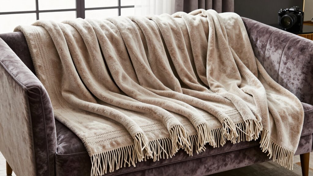 luxury cashmere throw list