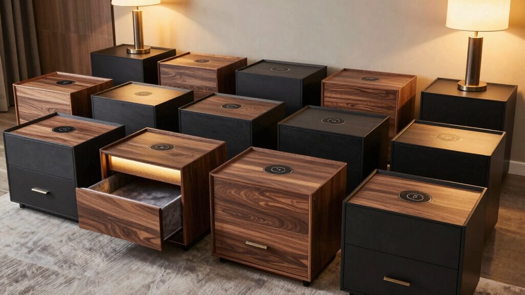 luxury nightstands with charging