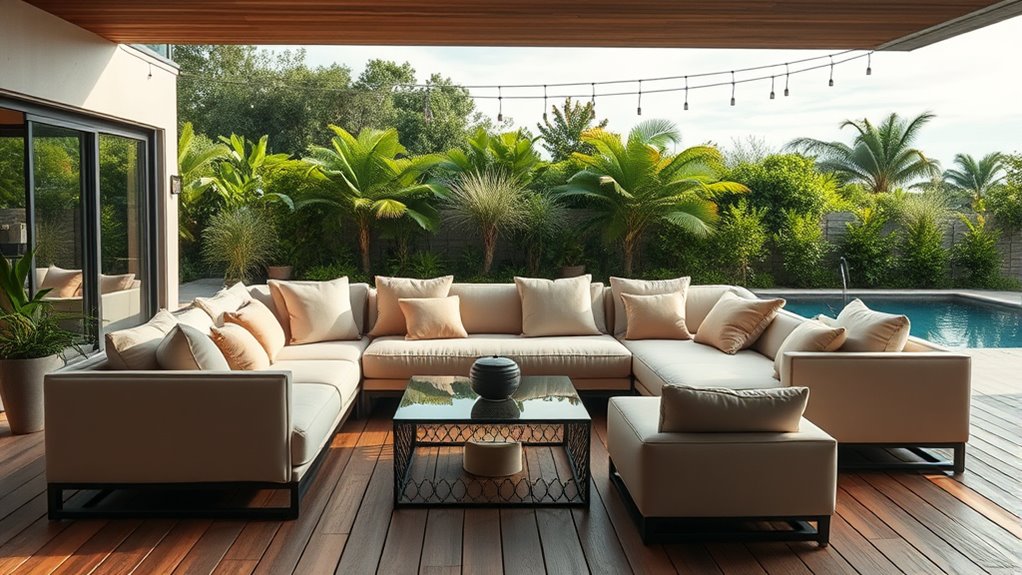 luxury outdoor sofa considerations