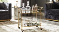 luxury rolling bar carts
