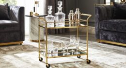 luxury rolling bar carts