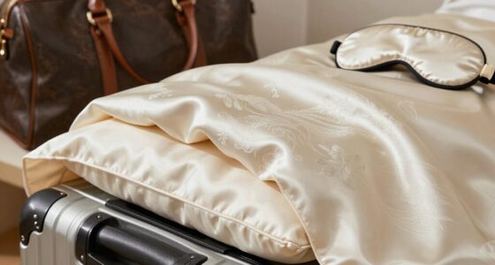 luxury silk pillowcases for travel