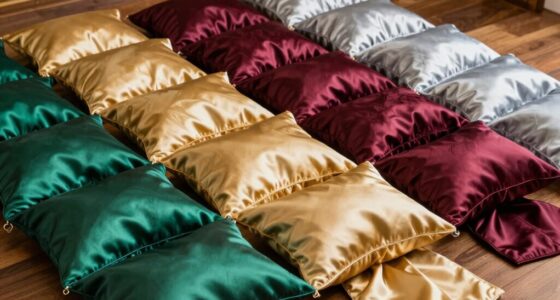 luxury silk travel pillows