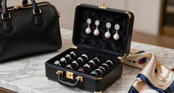 luxury travel jewelry cases