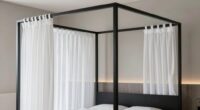 modern metal canopy beds
