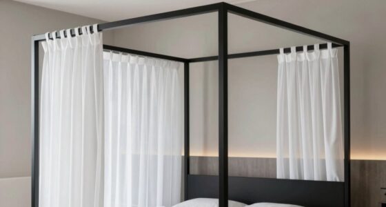 modern metal canopy beds