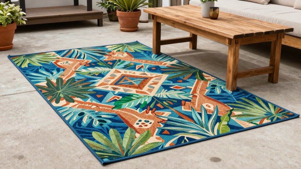 outdoor rug selection criteria
