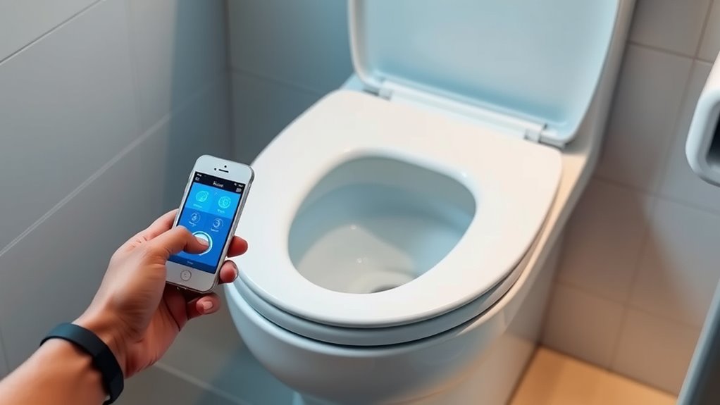 remote controlled bidet features