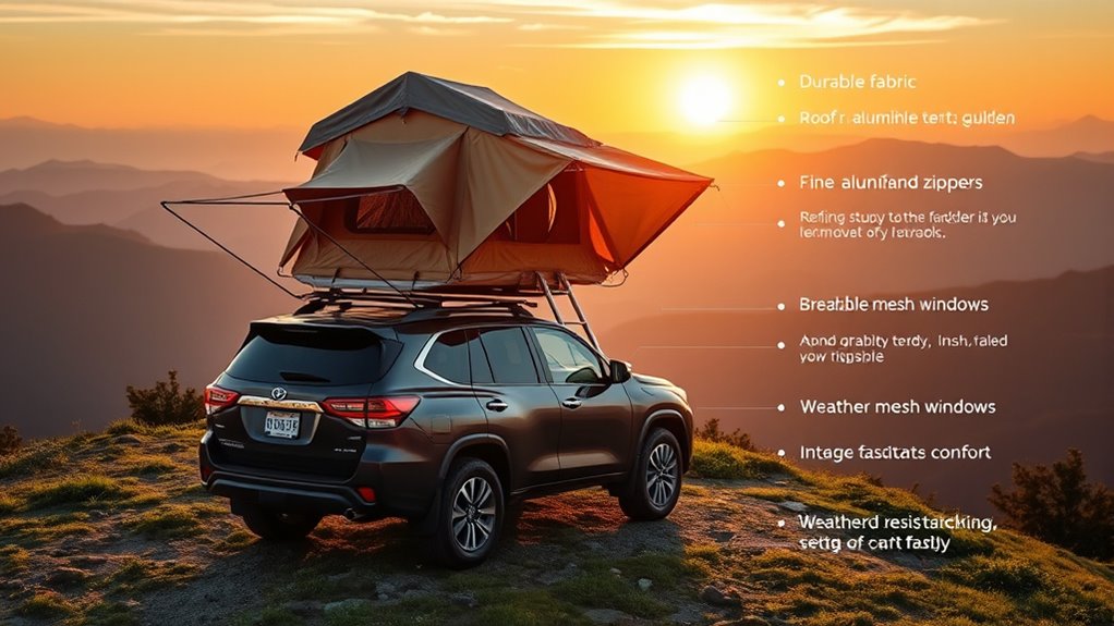 rooftop tent selection tips
