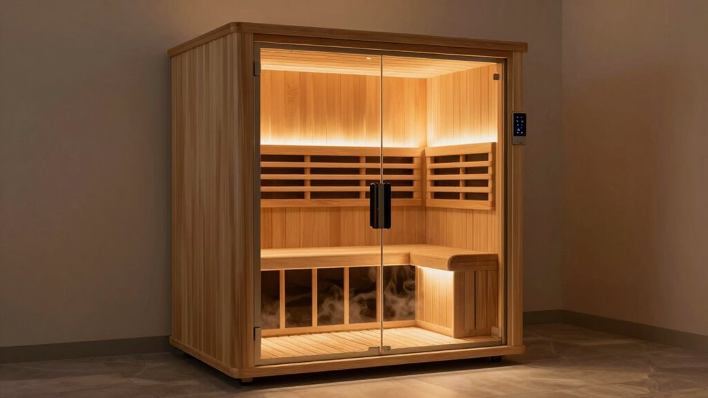sauna size and safety
