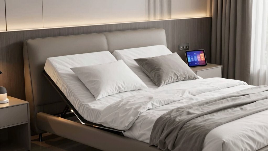 smart bed frame features