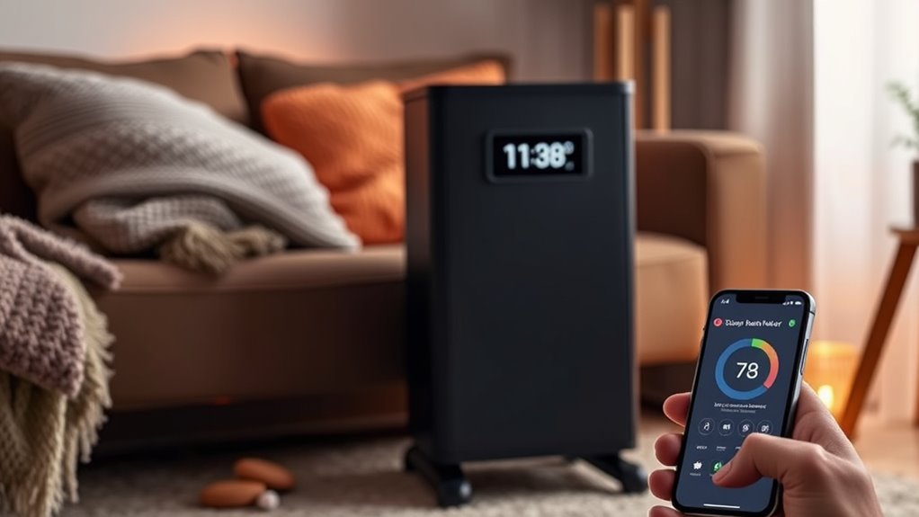 smart safe connected heating