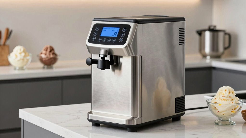 stainless compressor ice cream