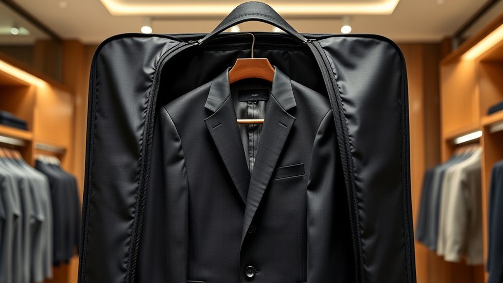 suit bag size durability