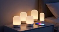 top app controlled bedside lamps