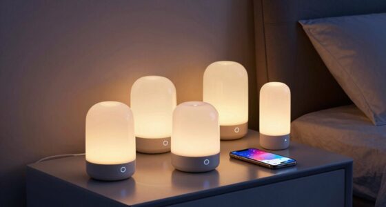 top app controlled bedside lamps