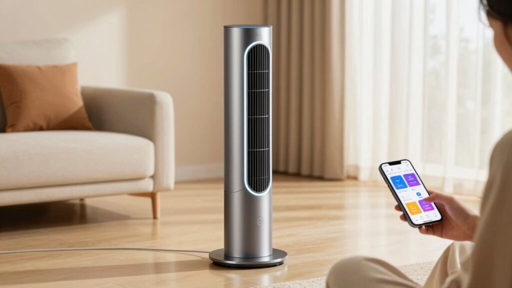 top app controlled tower fans
