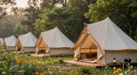 top canvas glamping tents