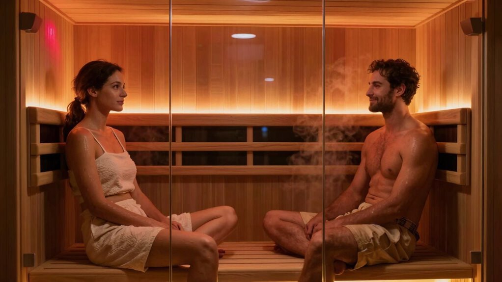 top dual person infrared saunas